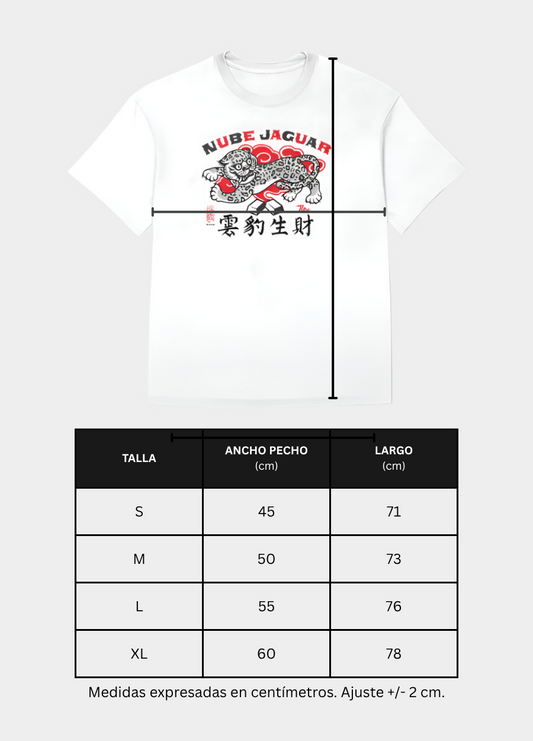 Playera "NUBE JAGUAR" Colab x Peltre