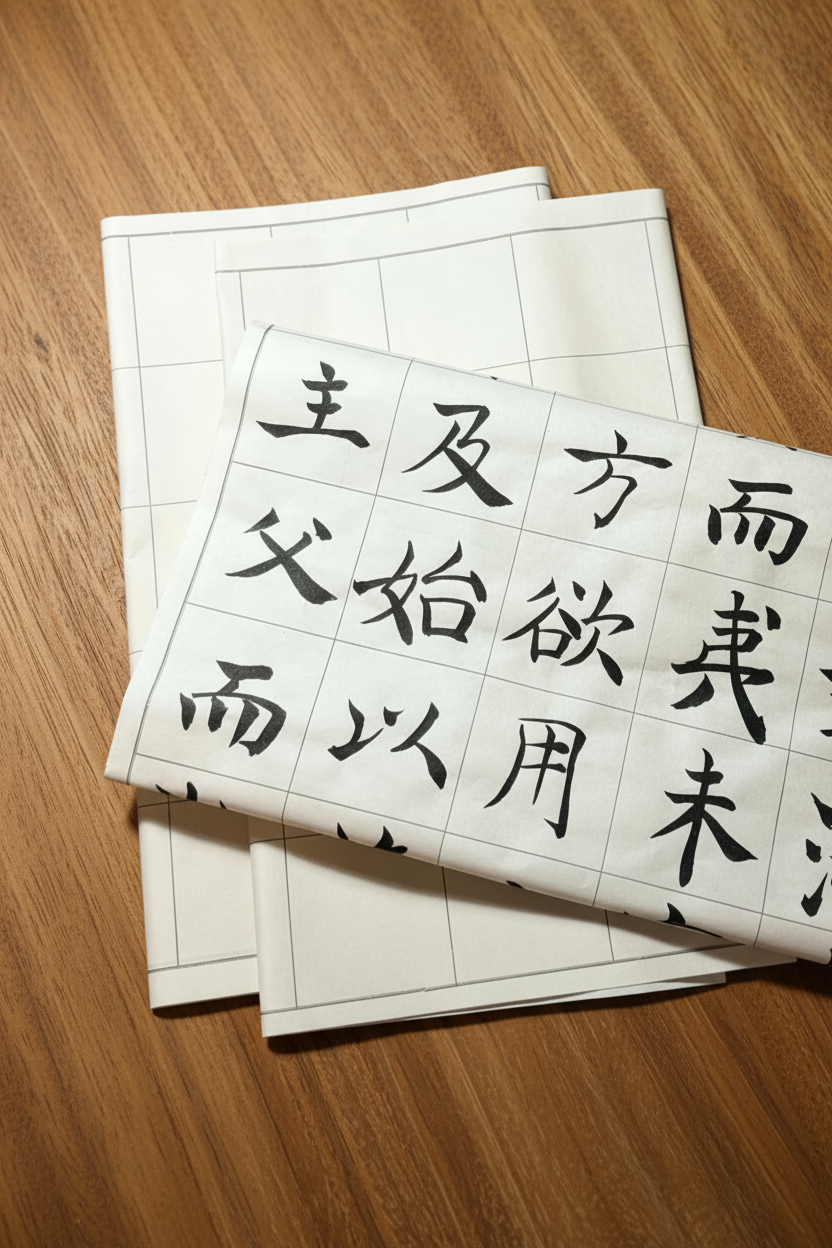 Papel Yuanshu para Caligrafía China (50 hojas)